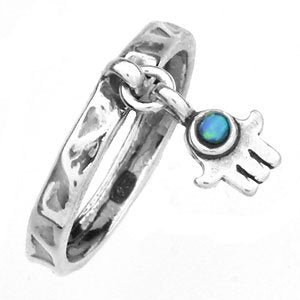 Bague en argent avec opale 01R813OP