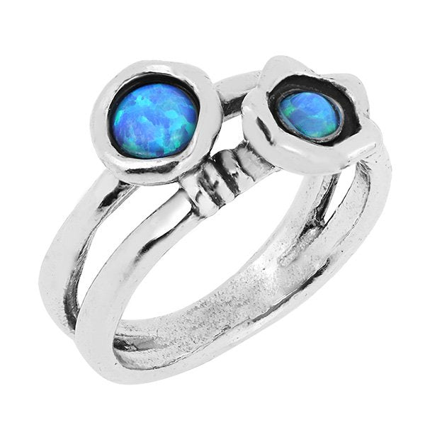 Silver ring with opal 01R855OP