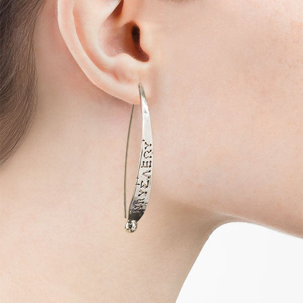 Silver earrings MVErep17