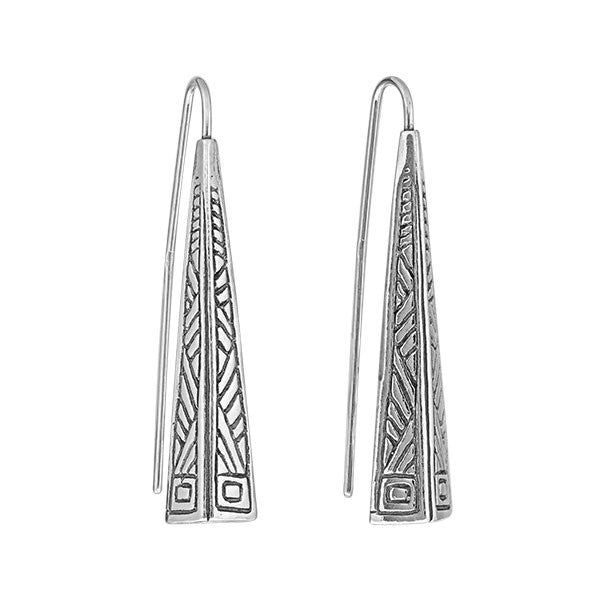 Silver earrings 01E992