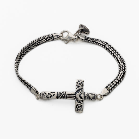 Silver bracelet 01B1757