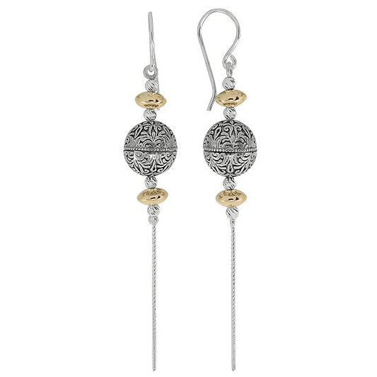 Boucles d'oreilles en argent avec goldfilled MVEh20