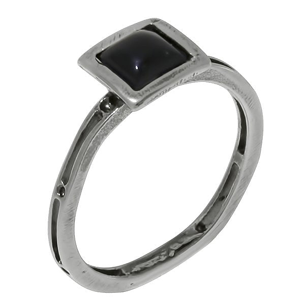 Silver ring with onyx MVR143513ON