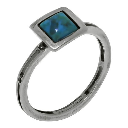 Silver ring with turquoise MVR143513TQ